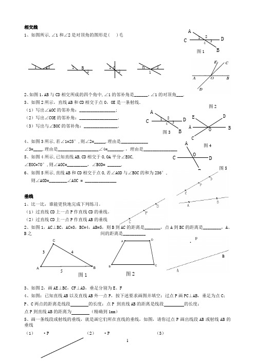 人教版七年级数学下册训练单(10-20分钟)(少一章)