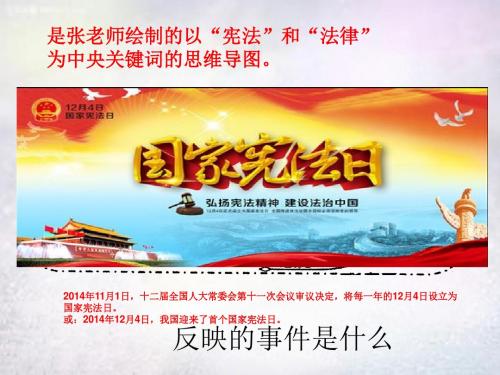 九年级政治全册第12课《法律的尊严依法治国》课件教科版.
