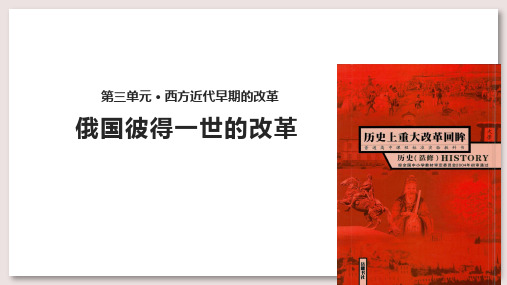 岳麓版高中历史选修 历史上重大改革回眸课件 俄国彼得一世的改革课件(岳麓书社)