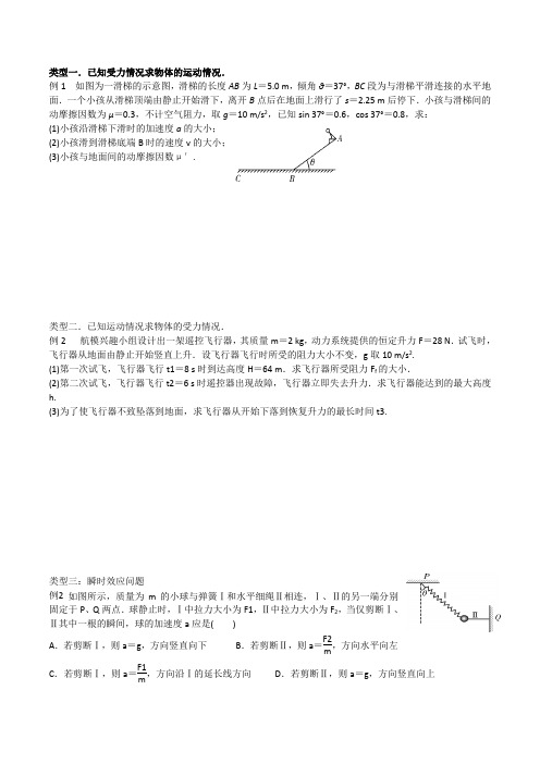 连接体物体和传送带问题