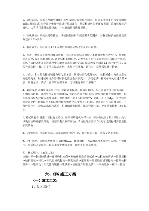 CFG复合桩施工方法