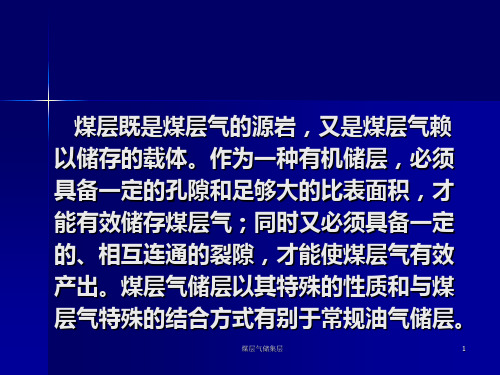 煤层气储集层课件