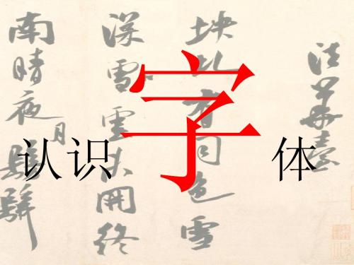 字体介绍