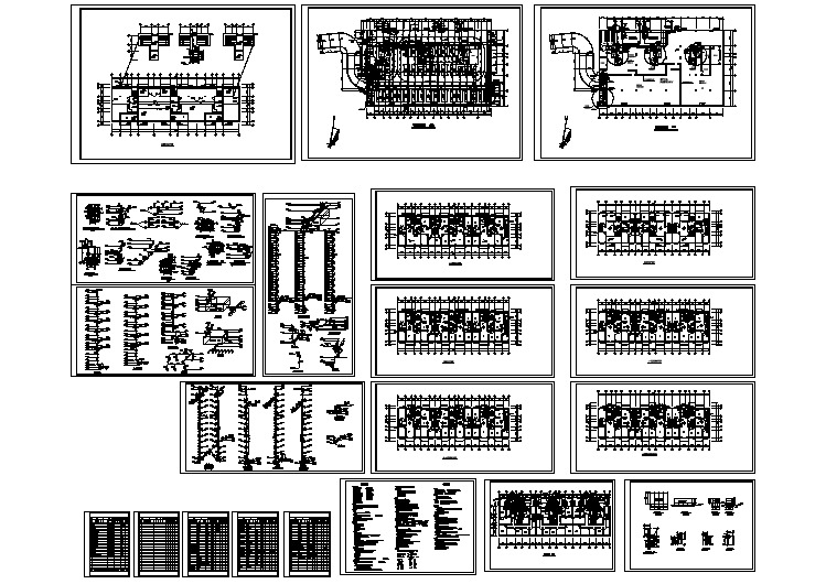 某十一层住宅给排水施工CAD图