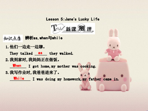 2022年冀教版《L5 Jane's Lucky Life》课件 (5)