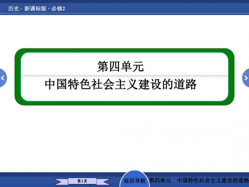 人教版高中历史必修2 4.12《从计划经济到市场经济》同步课件