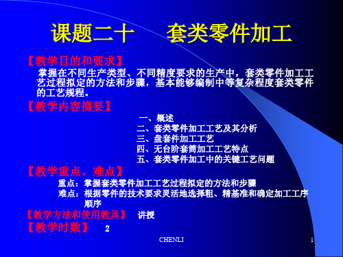 轴套类零件数控加工PPT课件