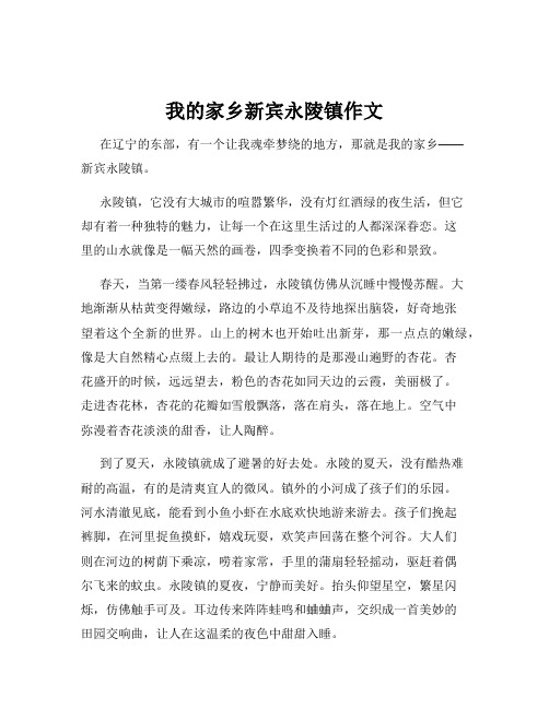 我的家乡新宾永陵镇作文