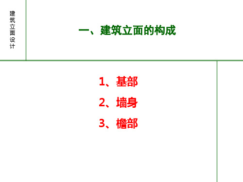 别墅立面细部设计