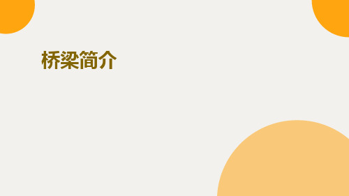 关于桥梁的介绍PPT