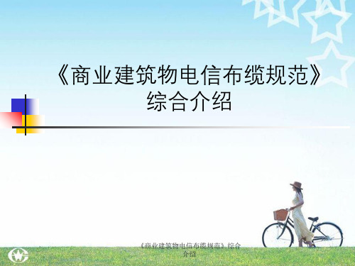 《商业建筑物电信布缆规范》综合介绍