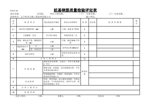 检表18桩基钢筋