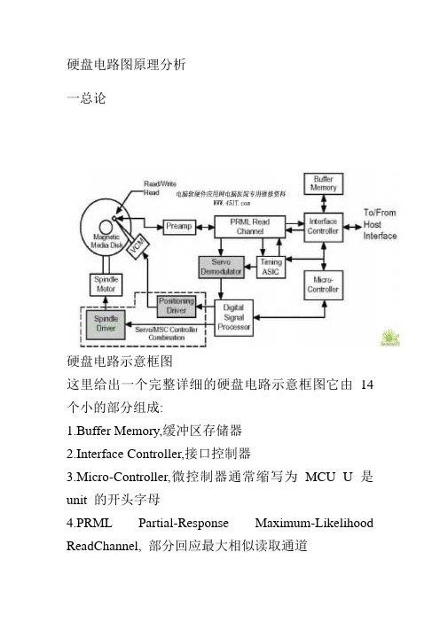 硬盘电路图原理分析