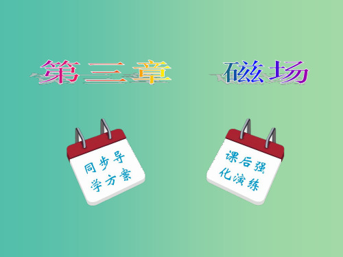 高中物理 第3章 第6节 带电粒子在匀强磁场中的运动课件 新人教版选修3-1