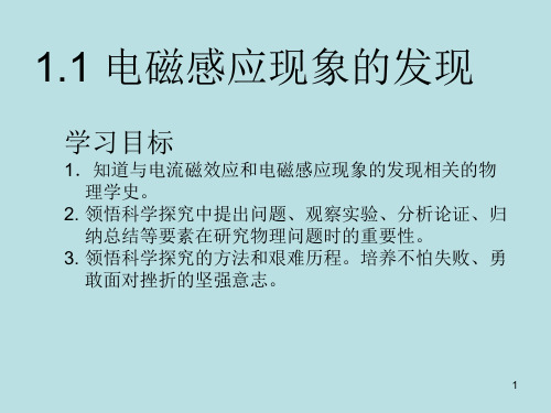 电磁感应现象的发现PPT课件