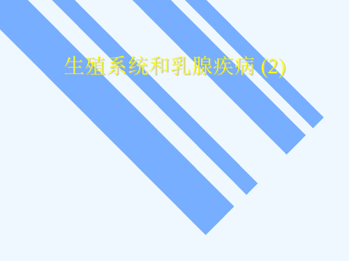 生殖系统和乳腺疾病 (2)[可修改版ppt]