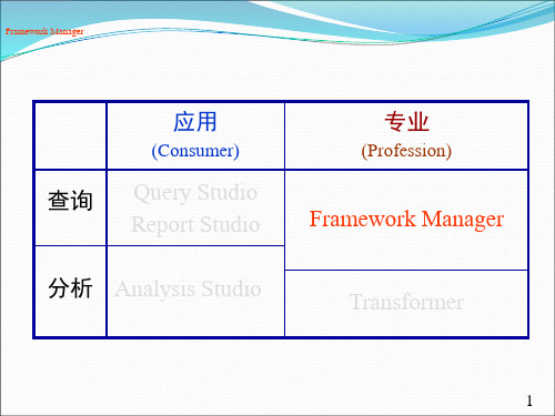 Framework Manager