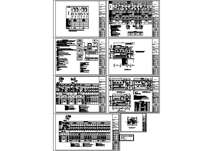 配电室锅炉房电气设计施工图