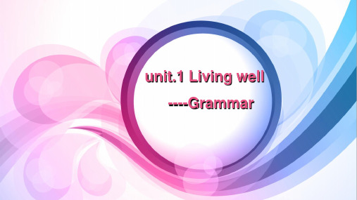 人教英语选修7Unit1Grammar课件(共18张PPT)