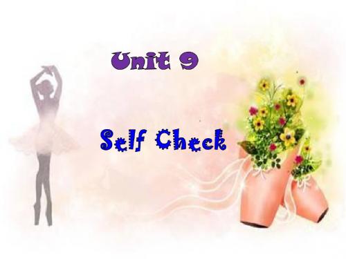 新目标英语九年级 Unit 9 Self-check课件