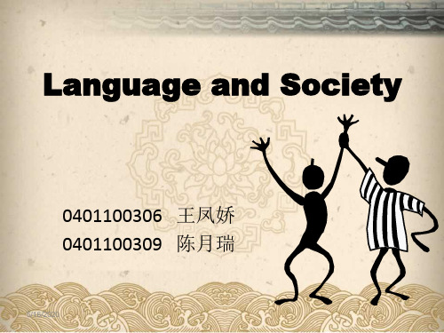 Language and Society