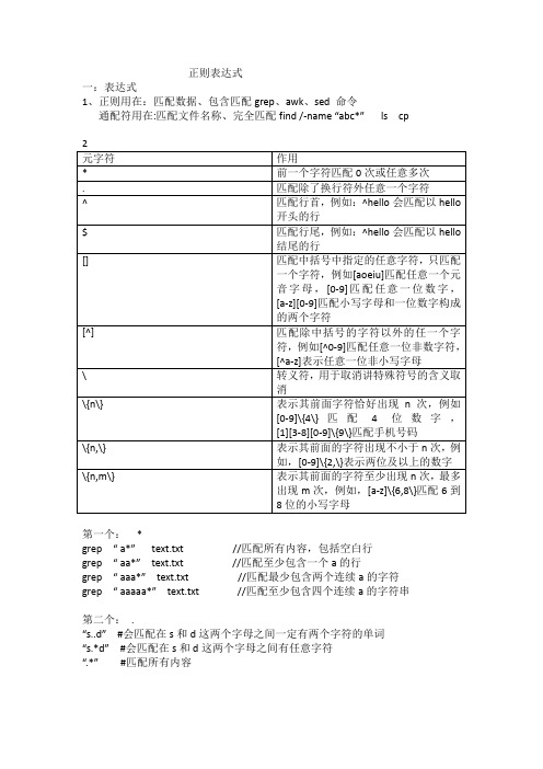 linux系统之正则表达式linux7