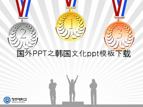 国外PPT之韩国文化ppt模板