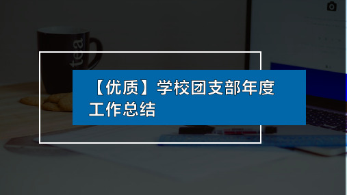 【优质】学校团支部年度工作总结PPT