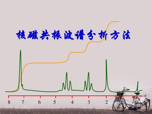 核磁共振波谱分析方法  ppt课件