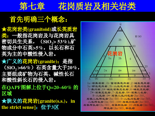 岩石学5中酸性侵入岩