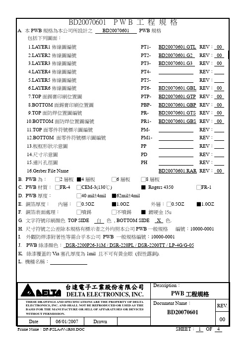 PCB加工V-CUT说明