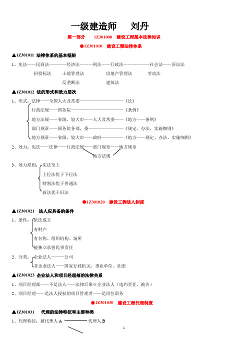 2013年一级建造师-法规无敌个人总结