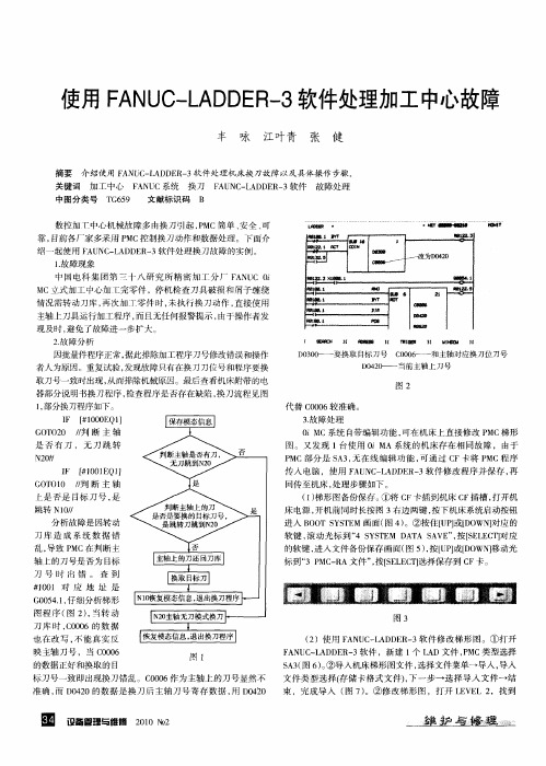 使用FANUC—LADDER-3软件处理加工中心故障