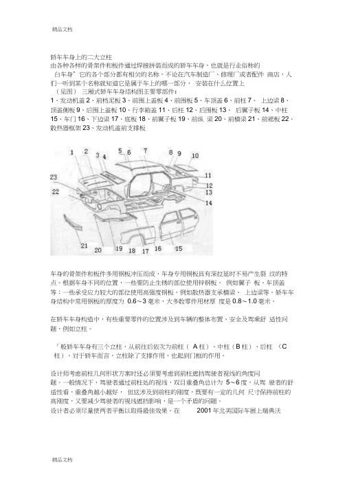 (整理)汽车车身设计.