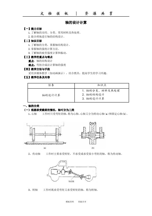 文档：轴的设计