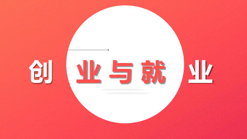 怎样开始创业？创业与就业ppt