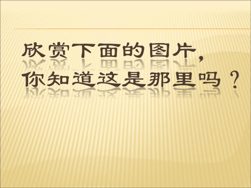 苏教版四年级语文下册《6.最佳路径》课件