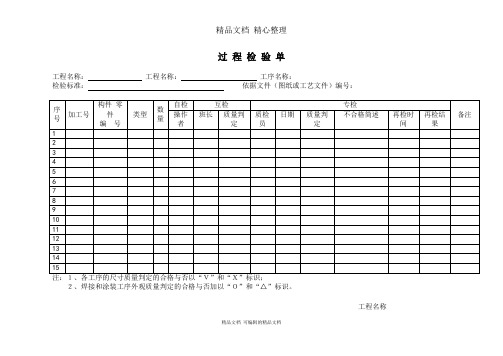 24-2过程检验单(内含4表)