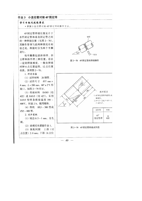 管管45度焊接