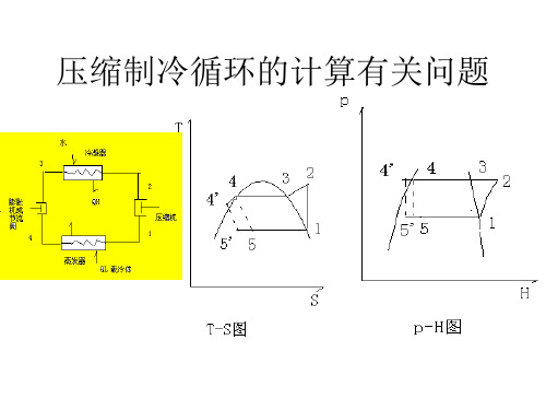 压缩制冷循环的有关计算的问题