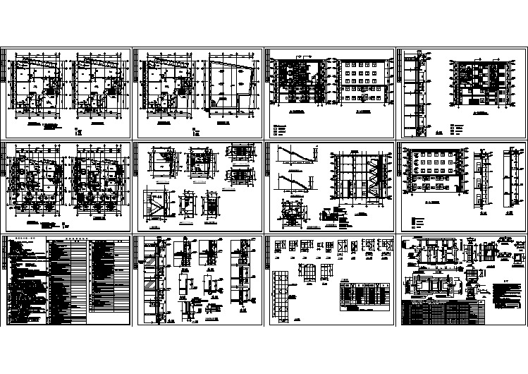 某住宅出租屋建筑施工CAD设计详图