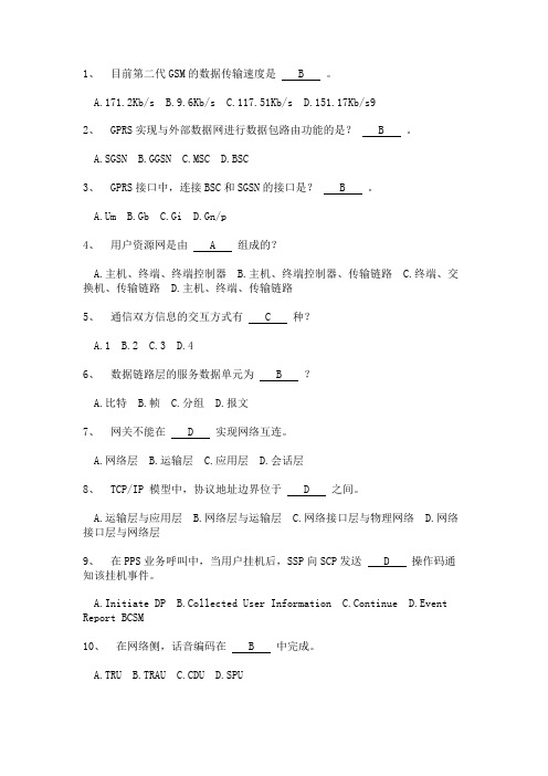 网络监控_GSM基础知识_2_1