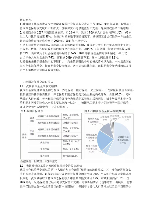 社保基金的缺口究竟有多大？