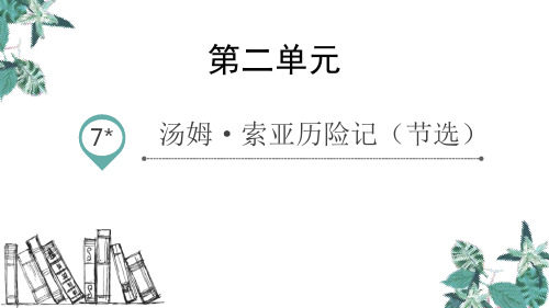 部编版六年级下册语文《汤姆索亚历险记》PPT优秀课件