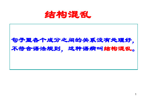 句式杂糅的十大类型