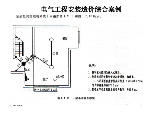 电气工程安装造价综合案例