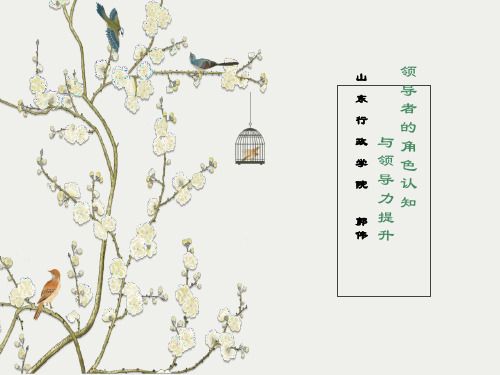 领导角色认知(半天)