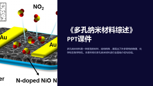 《多孔纳米材料综述》课件