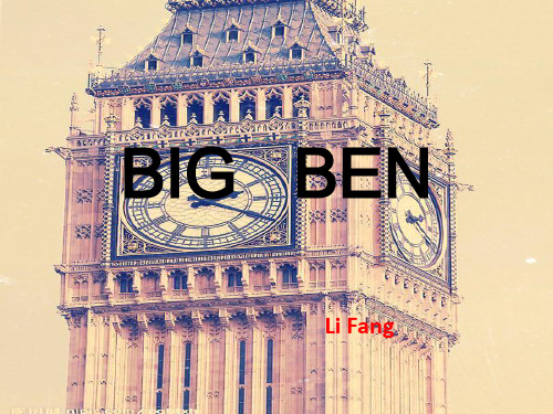 BIG   BEN  (英国大笨钟)