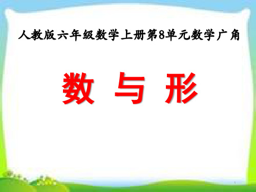 人教版六年级数学上册第八单元数学广角《数与形》精品课件PPT(含整个单元共三课时)